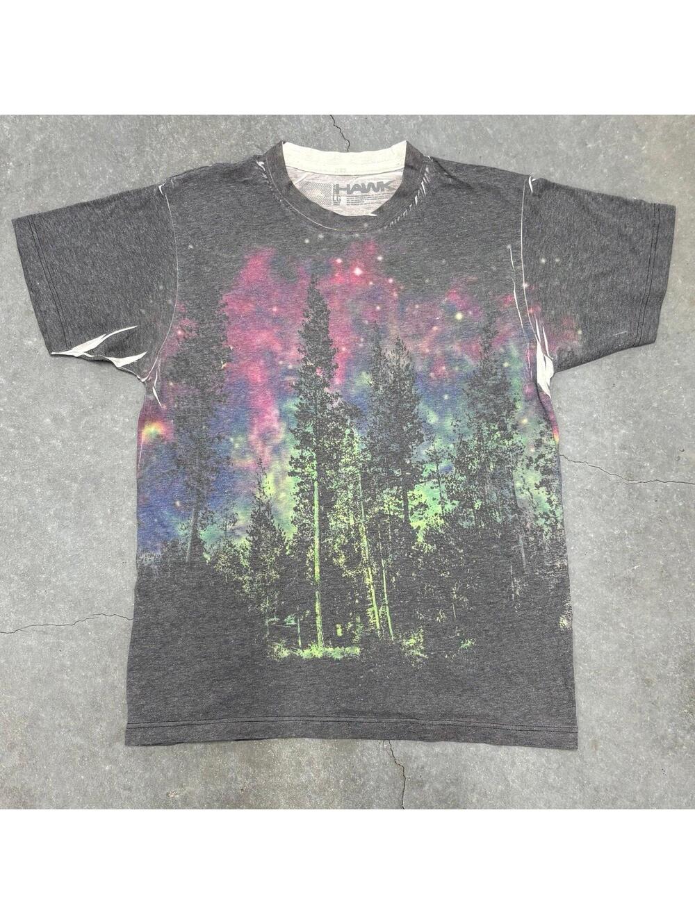 Tony Hawk Forest and Galaxy T Shirt